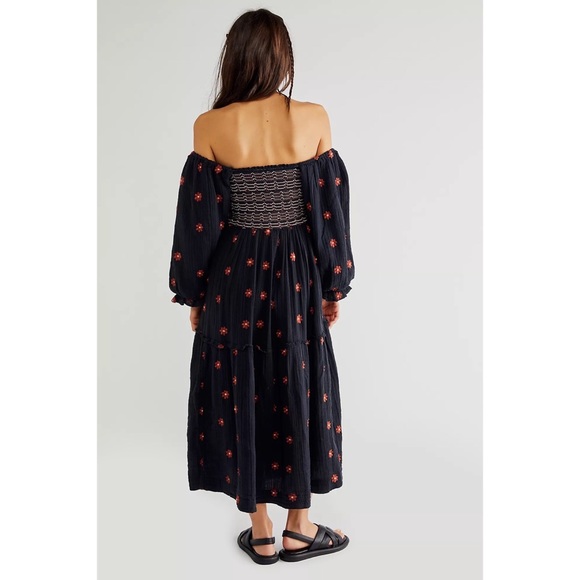 Free People - Dahlia Embroidered Maxi Dress - Picture 8 of 10